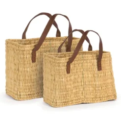 Small Rectangle Straw Tote 7" - 1 Each