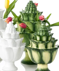 Small White Artichoke Tulipiere