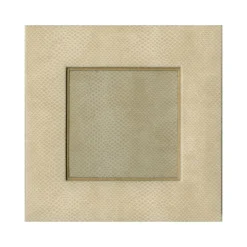 Snakeskin 4" Square Picture Frame in Ivory - 1 Each