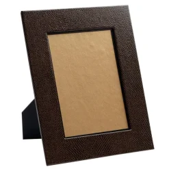Snakeskin 5" x 7" Picture Frame in Brown & Black - 1 Each