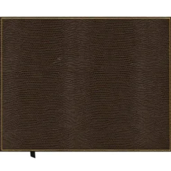 Snakeskin Guest Book in Brown & Black - 1 Each