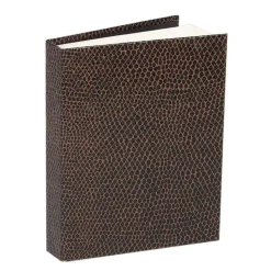 Snakeskin Mini Writing Journal in Brown & Black - 1 Each