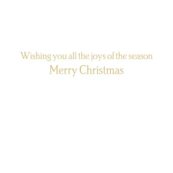 Snowflake Tree A-Size Boxed Christmas Cards - 15 Cards And Envelopes