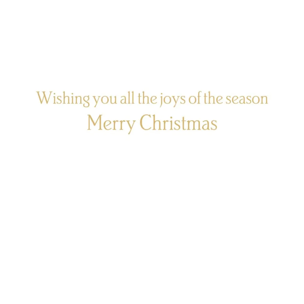 Snowflake Tree A-Size Boxed Christmas Cards - 15 Cards And Envelopes