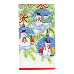 Snowman Ornaments Guest Towel Napkins - 15 Per Package