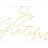 So Grateful Foil Thank You Notes - 8 Note Cards And Envelopes