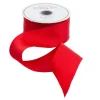Solid Red Satin Wired Ribbon - 9 Yard Spool