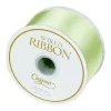Solid Satin Wired Celadon Ribbon - 1 Spool Of Ribbon