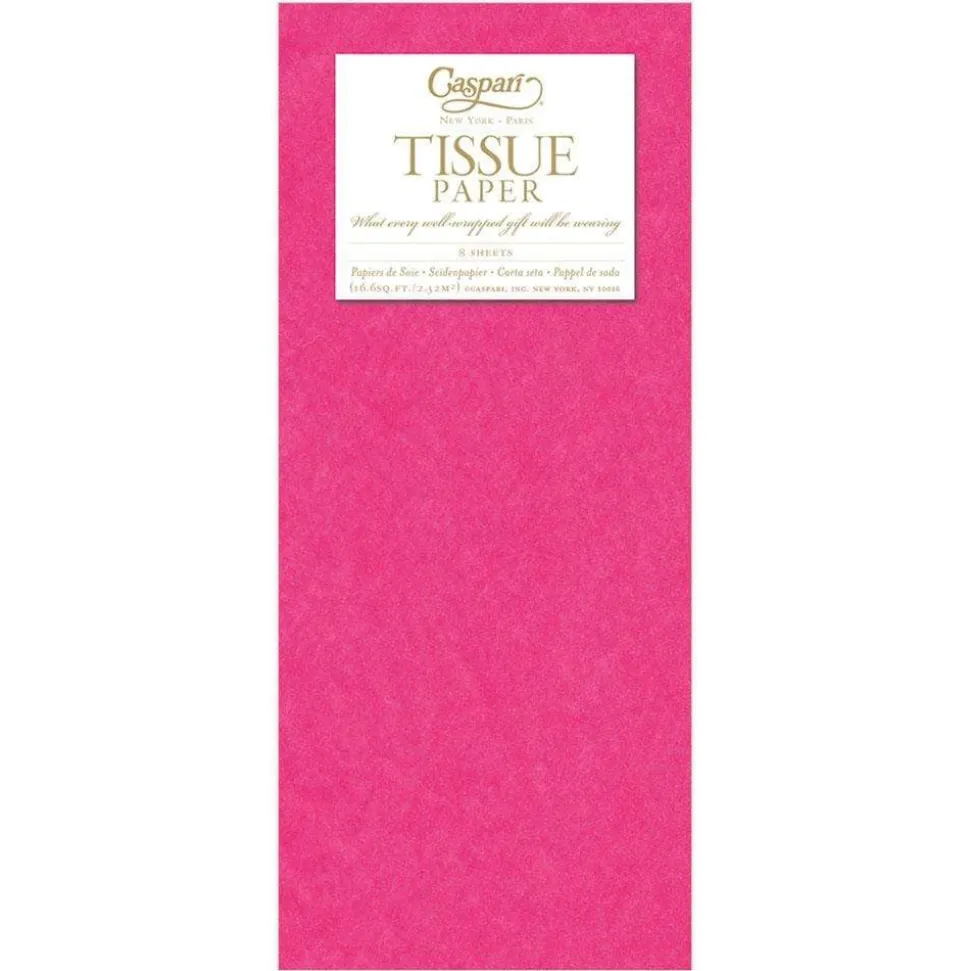 Solid Tissue Paper in Fuchsia - 8 Sheets Included