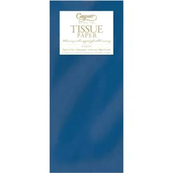 Solid Tissue Paper in Marine Blue - 8 Sheets Included