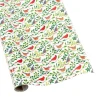 Songbirds And Holly White Gift Wrapping Paper - 30" x 8' Roll