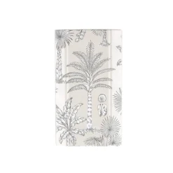 Southern Palms Flax & White Guest Towel Napkins - 15 Per Package