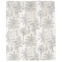 Southern Palms Flax & White Guest Towel Napkins - 15 Per Package