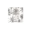 Southern Palms Flax & White Cocktail Napkins - 20 Per Package