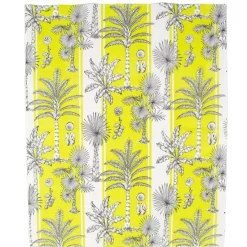 Southern Palms Green & White Guest Towel Napkins - 15 Per Package