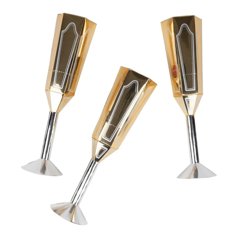 Sparkling Flutes Party Poppers 10 inch - 6 per box