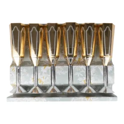 Sparkling Flutes Party Poppers 10 inch - 6 per box