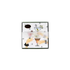 Speakeasy Boxed Cocktail Napkins - 40 Per Box