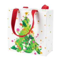 Splatter Tree Small Square Gift Bag - 1 Each