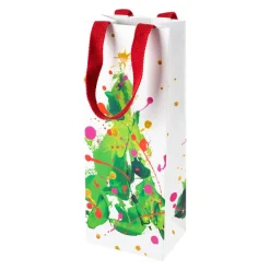 Splatter Tree Wine & Bottle Gift Bag - 1 Each
