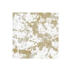 Splatterware Paper Cocktail Napkins in Gold - 20 Per Package