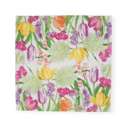 Spring Flower Show Paper Cocktail Napkins - 20 per Package