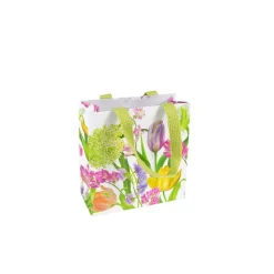 Spring Flower Show Small Square Gift Bags - 1 Each