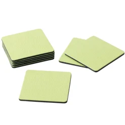 Square Lizard Coasters in Green - 8 Per Box