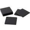 Square Lizard Coasters in Black - 8 Per Box