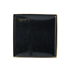 Square Lizard Coasters in Black - 8 Per Box