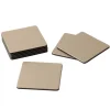 Square Lizard Coasters in Platinum - 8 Per Box