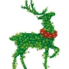 Stag Topiary Die-Cut Ornament Gift Tags - 4 Per Package