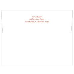 Star and Creche Personalized Christmas Cards