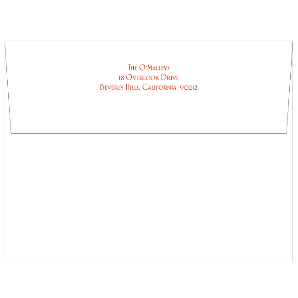 Star and Creche Personalized Christmas Cards