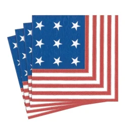 Star Spangled Paper Luncheon Napkins - 20 Per Package