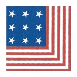 Star Spangled Paper Luncheon Napkins - 20 Per Package