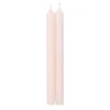 Straight Taper 10" Candles in Petal Pink - 2 Candles Per Package