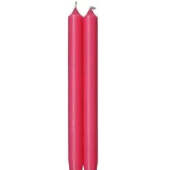 Straight Taper 10" Candles in Berry - 2 Candles Per Package, 6 Packages Included