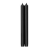 Straight Taper 10" Candles in Black - 2 Candles Per Package, 3 Packages Included