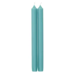 Straight Taper 10" Candles in Turquoise - 4 Candles