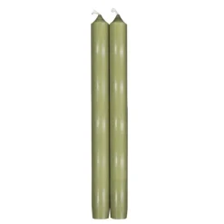 Straight Taper 10" Candles in Olive - 2 Candles Per Package, 6 Packages Included