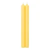 Straight Taper 10" Candles in Yellow - 4 Candles
