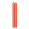 Straight Taper 10" Candles in Orange - 2 Candles Per Package