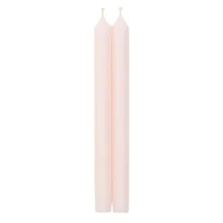 Straight Taper 10" Candles in Petal Pink - 2 Candles Per Package, 3 Packages Included