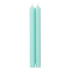Straight Taper 10" Candles in Aqua - 2 Candles Per Package