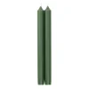 Straight Taper 10" Candles in Hunter Green - 2 Candles Per Package, 6 Packages Included