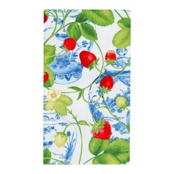 Strawberries And Cream Guest Towel Napkins - 15 Per Package