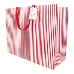 Stripes For Days Red & White Gift Bags - 1 Each