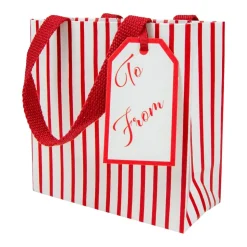 Stripes For Days Red/White Gift Bags - 1 Each