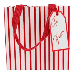 Stripes For Days Red/White Gift Bags - 1 Each